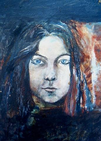 Selbst-Jugendporträt Selbst-Jugendporträt